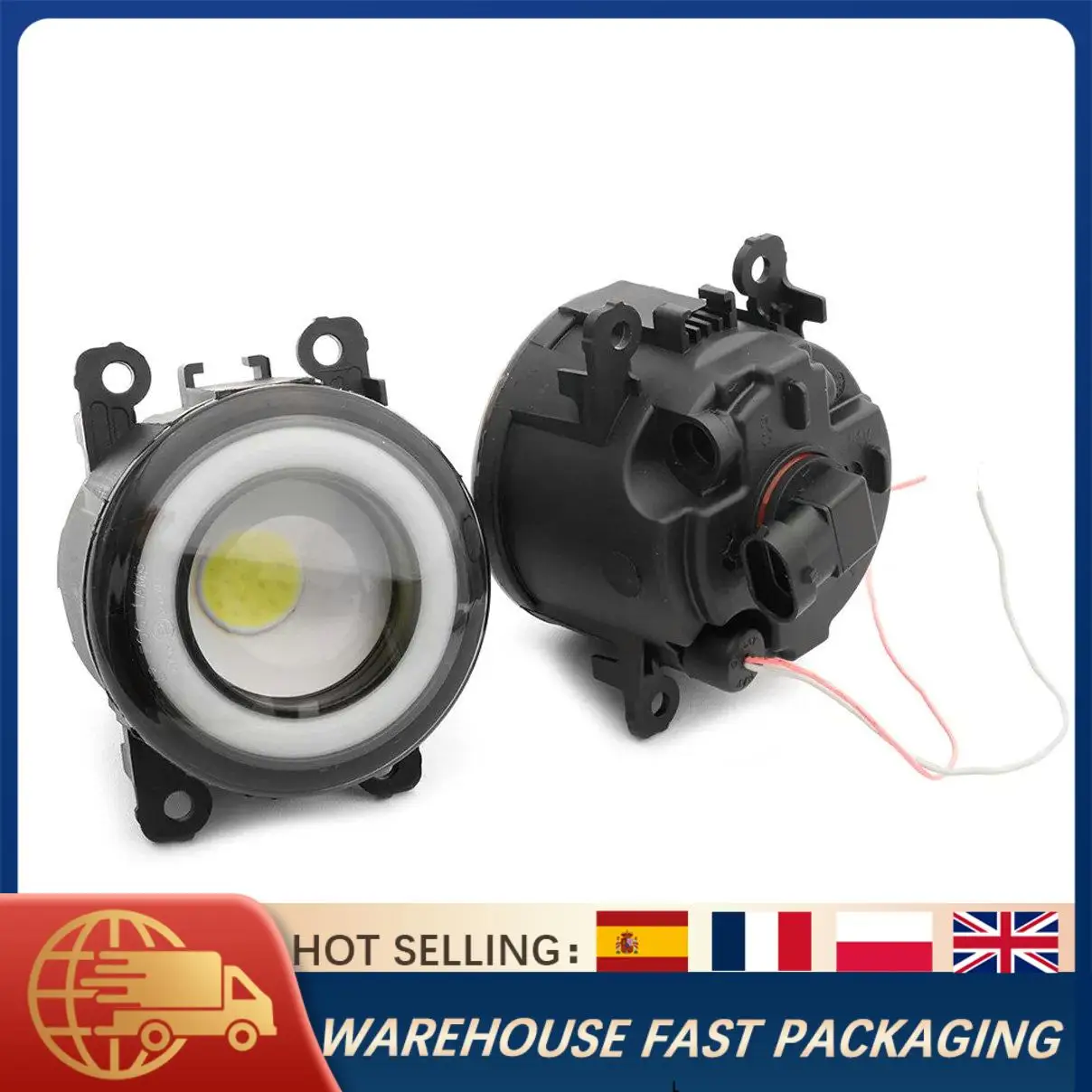 

1 пара светодиодных противотуманных фар с кольцом Halo DRL для Subaru BRZ WRX STI Impreza Legacy Crosstrek Forester 2013-2023 12 В белый IP67