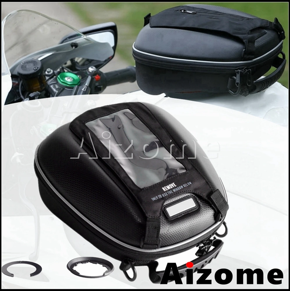 

Racing Navigation Bag Motorcycle Fuel Tank Luggage For Kawasaki Z 750 800 100 NINJA 650R 1000R ER-6N 6F ZX-6R 10R 14R 2007-2020