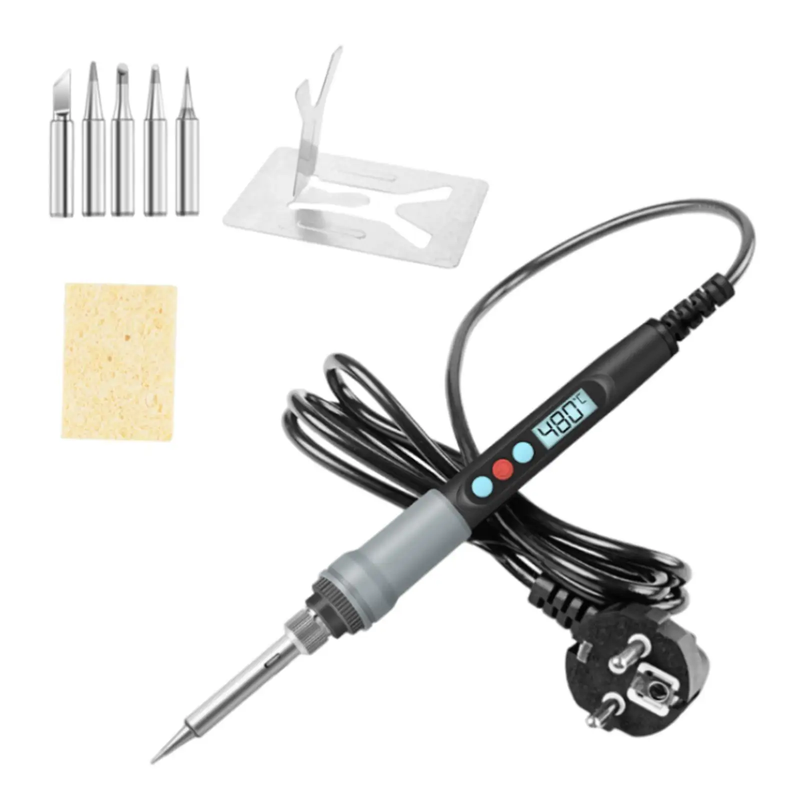 Electric Soldering Station Welding Repair Tool 100 to 480°C 90W High Power Welding Iron Kits Solder Station for Home Appliance