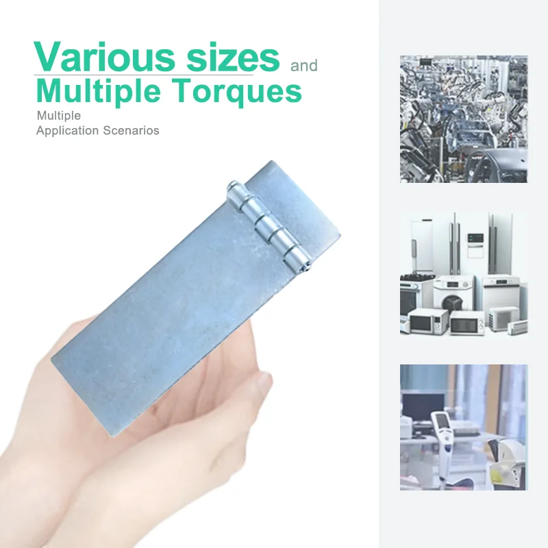 5pcs Industrial Machinery And Equipment Cabinet Doors Large Size Asymmetric Non Perforated Welded Butterfly Hinges