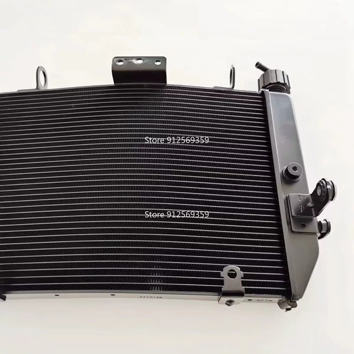 For CFMOTO 675NK CF675NK motorcycle engine water-cooled radiator, cooling fan, coolant reservoir, water tank view 4