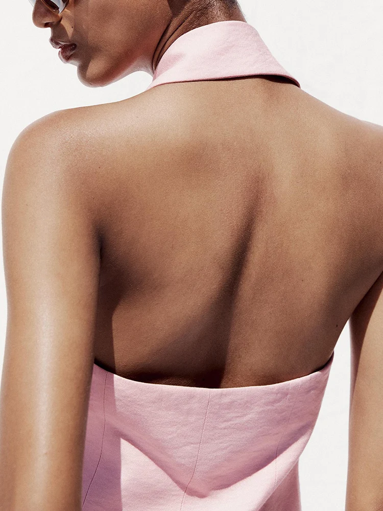 เสื้อกั๊กผู้หญิงคอลเลคชั่นใหม่ ซัมเมอร์ 2025 รุ่น 60824 62 กางเกงขายาวทรงกว้าง รุ่น 608024 62 ชุดทำงานถักนิต สไตล์ลำลอง ใส่ทำงานได้