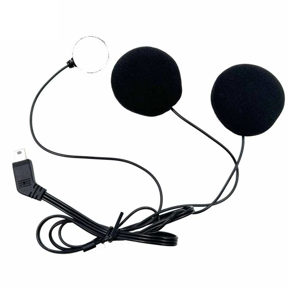 Versatile Microphone Compatibility Black For E1/X1 For-Bluetooth Motorcycle Helmet Enhanced Audio Practical Headset