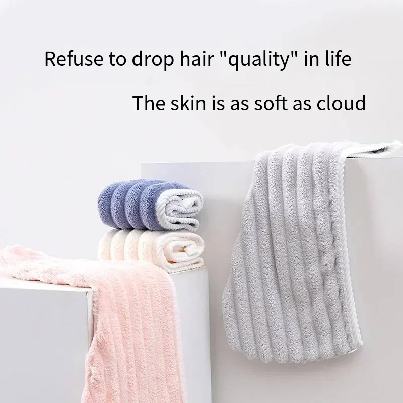 Dry Hair Cap for Women, Thickened and Super Absorbent Headscarf for Wiping Hair, Quick Drying Cap, Dry Hair Towel