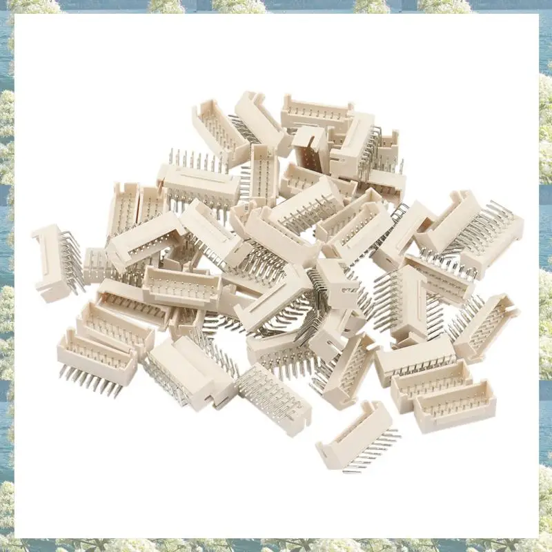 

Best Of 2025-1000Pcs BTC BCH LTC ZEC Miner Connector 2X9P Male Socket Curved Pin Suitable For Asic Miner Antminer S9 Z11 L3 S9 X