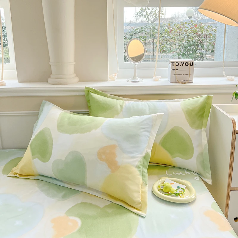 One Pair of Washable Pillowcases, Single Pillowcase Set, 48cm X 74cm, 2 Household Pillowcase Covers