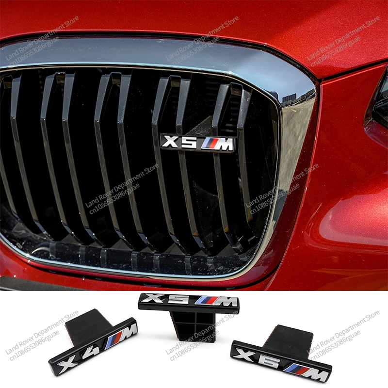 Car Goods Emblem Grill Front Hood Badge Grille Auto Accessories For BMW X2 X3 X4 X5 X6 F48 G01 E84 E83 F39 F10 G86 G80 G60 G11