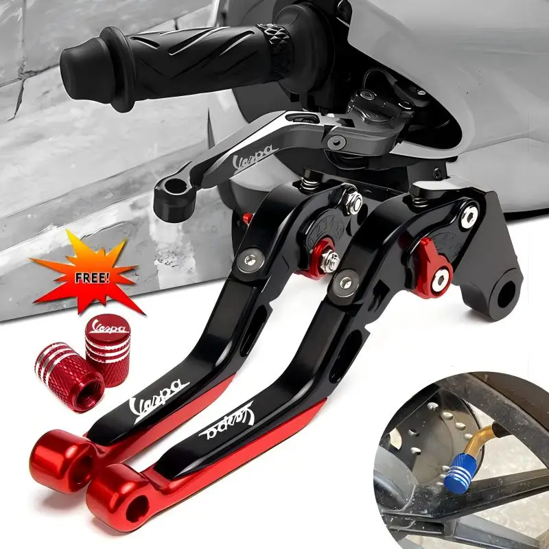 

Motorcycle Accessories For VESPA GTS300 250 GTV S150 LX150 PRIMAVERA 150 SPRINT 150 CNC Adjustable Brake Handle Clutch Levers