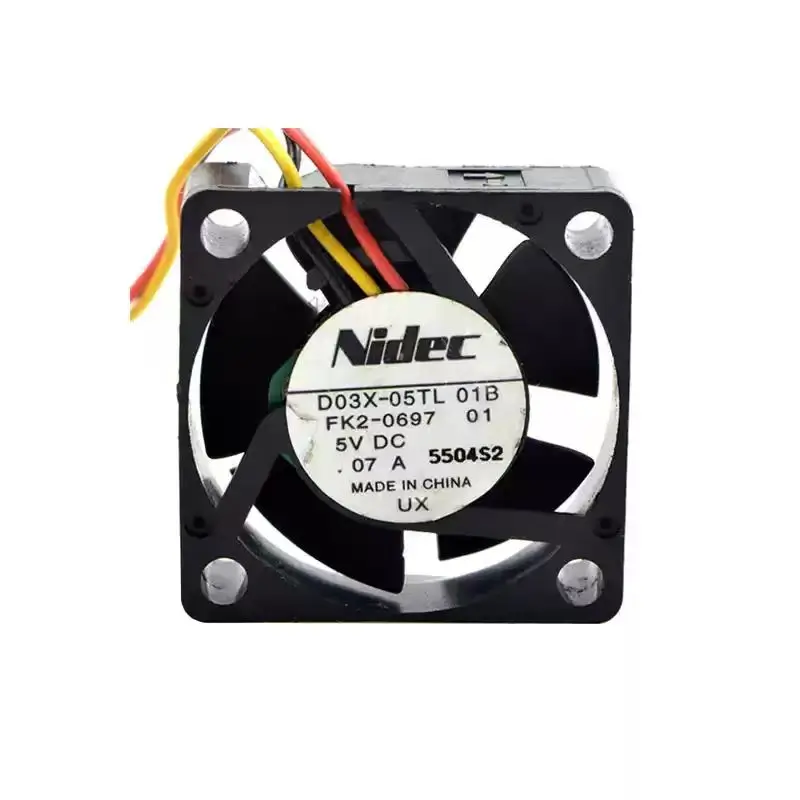 Ventilador de Refrigeración SLIDER D03X-05TL 01B DC 5V 0.07A 3010, Mini Ventilador Axial de 30x30x10mm para Proyector, Raspberry Pi, Router