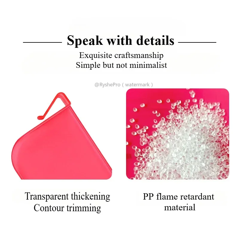 PP البلاستيك 5 قطعة صندوق بطاقات التداول يربك كليب بطاقة الألعاب صندوق متعدد الطبقات بطاقة فاصل تخزين تصنيف حاجز لوحة كليب #5