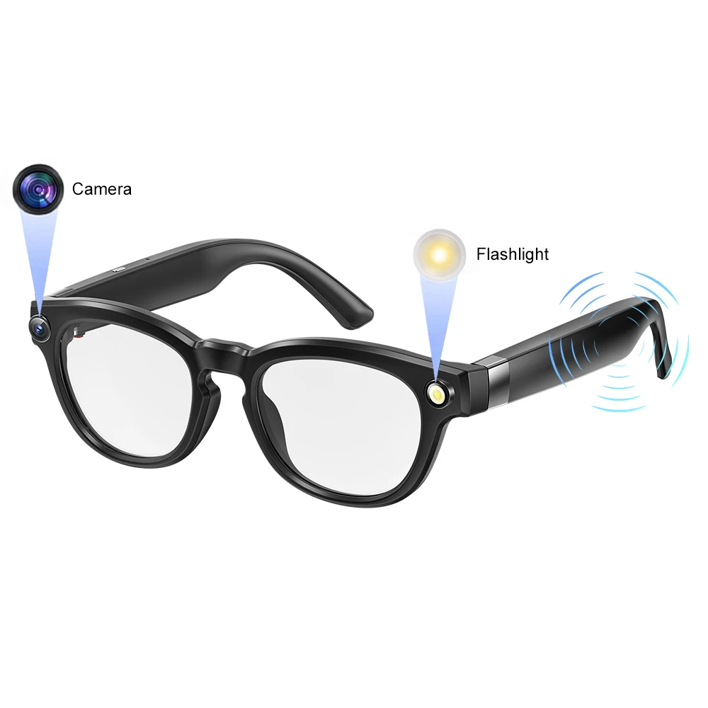 

Q8 Smart AI Glasses 8MP Photo Video Recording Translation Automatic Color-changing Lenses Smart Wearable Headset