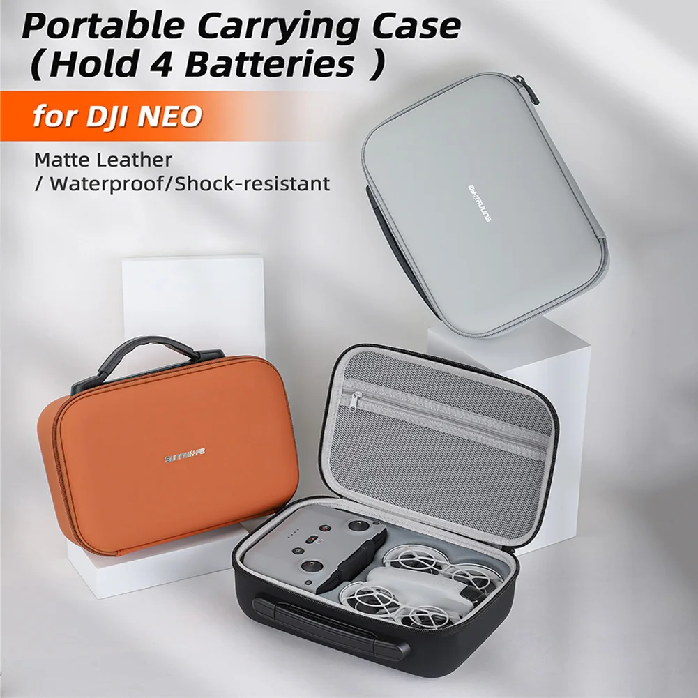 กระเป๋าเก็บของสำหรับ DJI Neo RC-N3รีโมทคอนโทรลกันน้ำแบบพกพาอุปกรณ์เสริมโดรนเคสพกพา