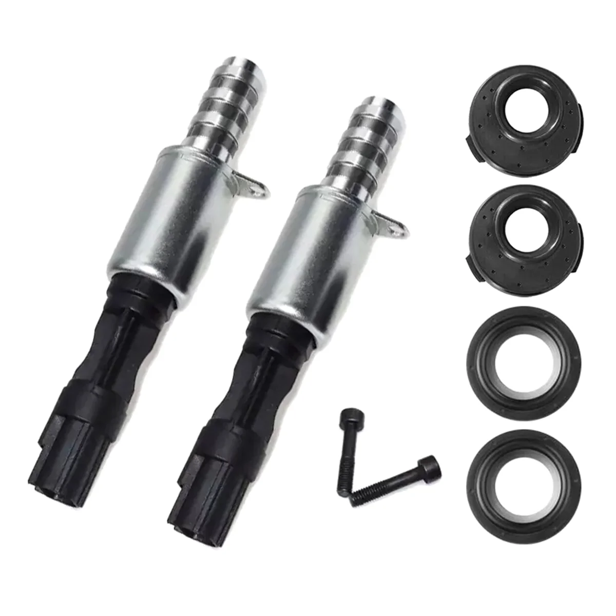 2PCS VVT Camshaft Variable Valve Timing Solenoid Valve Kits 8L3Z-6M280-A for 4.6L 5.4L 6.4L 2004-2010