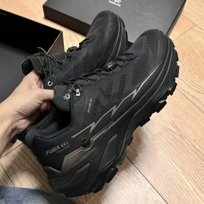 

2026 Trend Trail Running Shoes Breathable Outdoor Sports Shoes Non-Slip Sports And Leisure Lacing Walking Jogging Sneakers