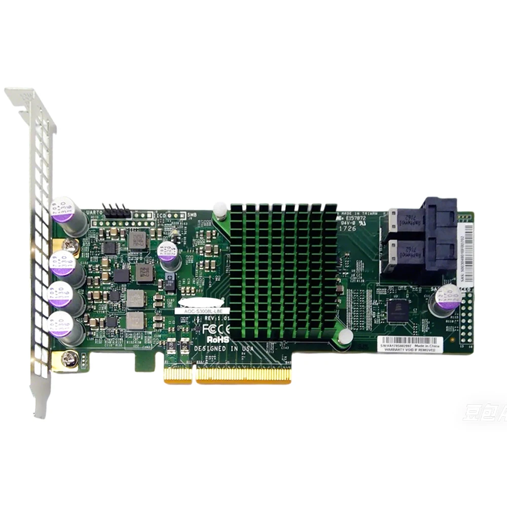 Original AOC-S3008L-L8E For IR/IT Mode SAS3 12Gb/s 8-Port Internal PCI-e 3.0 HBA Controller Array Card