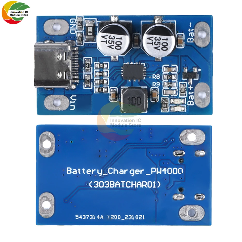 1S 2S 3S 4S Boost Voltage ricarica rapida modulo batteria al litio modulo di ricarica Drone ingresso di tipo C