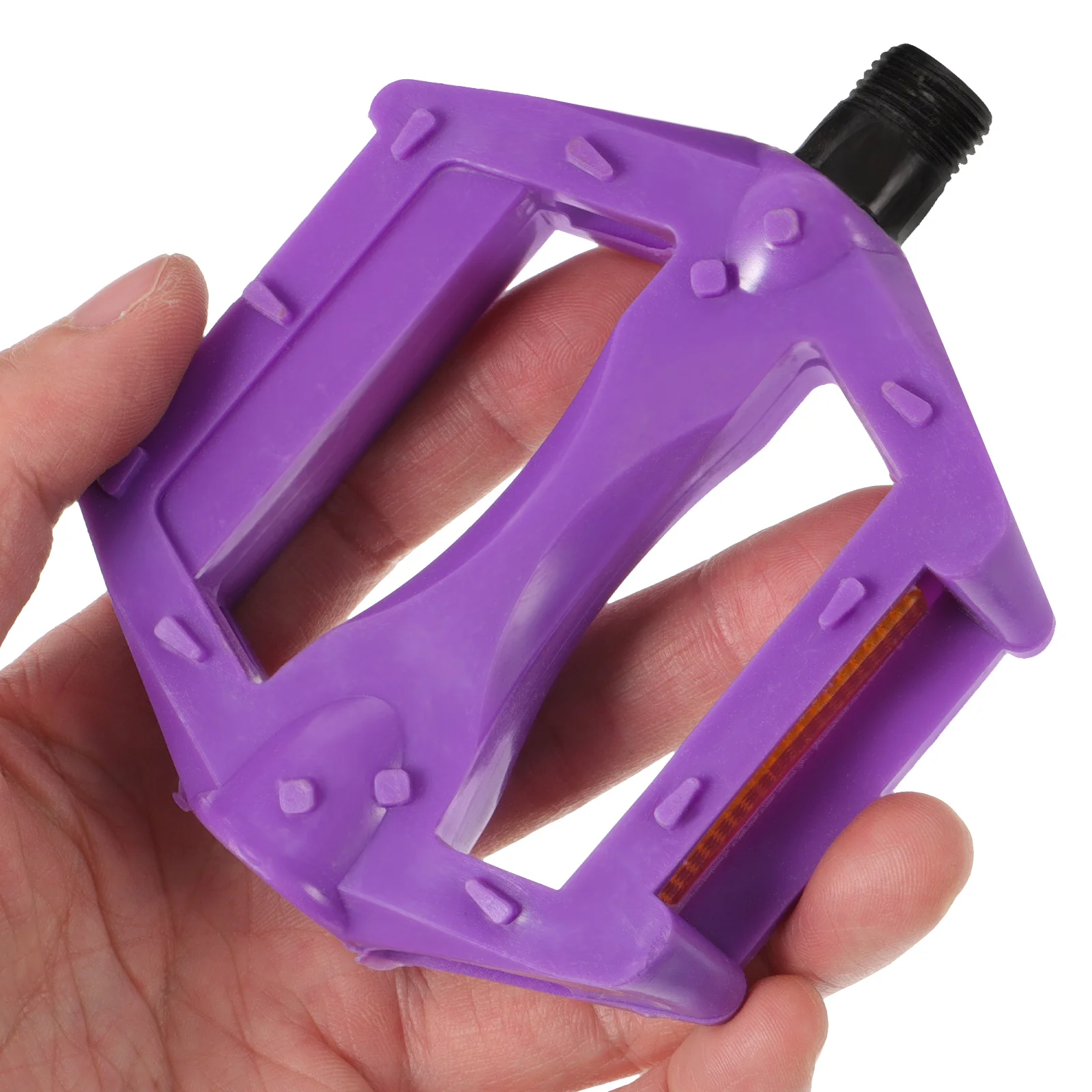 

1 Pair Purple Bicycle Pedals Kids Plastic Iron Anti Slip Mountain Bike Accessories Replacement Parts