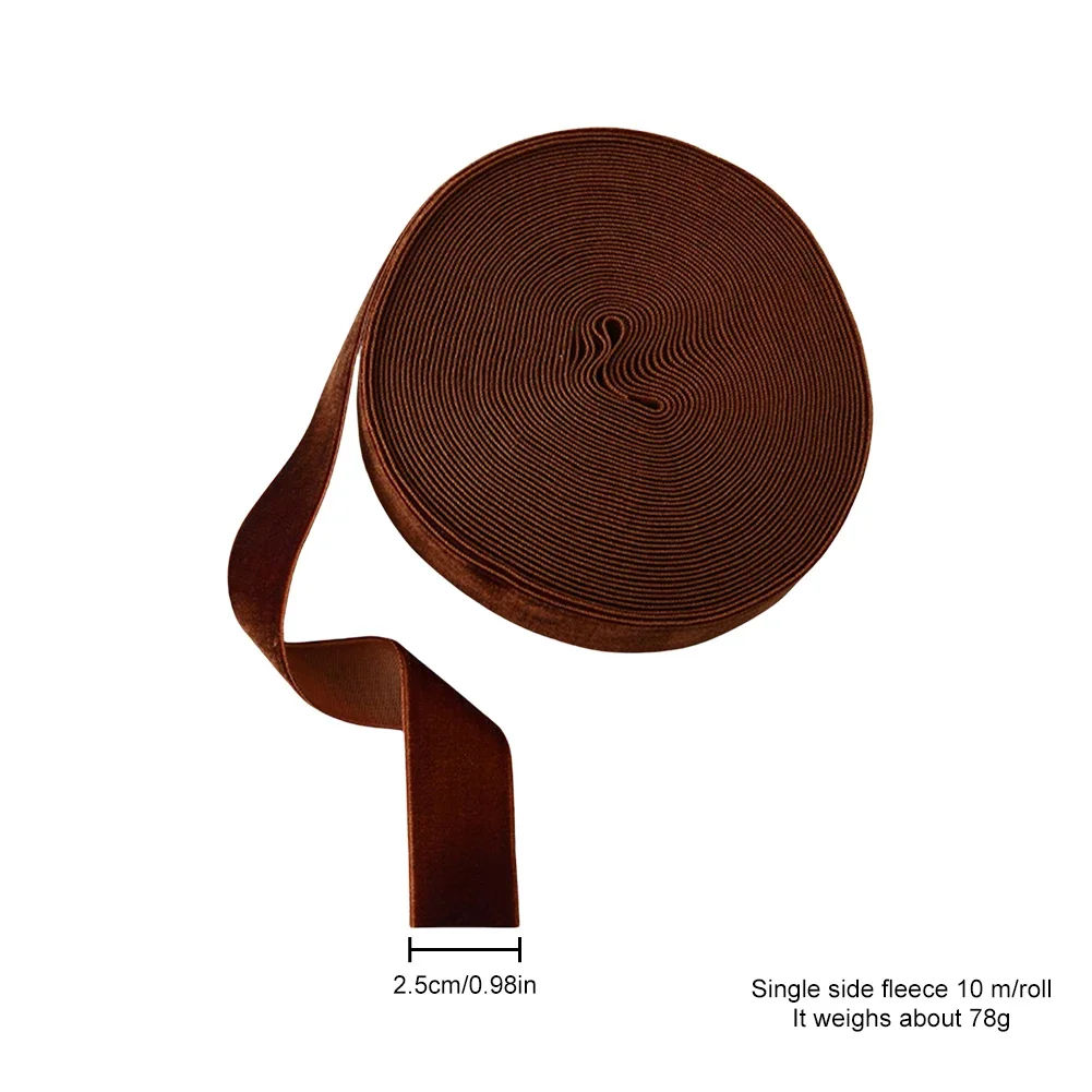 1/1.5/2.5 سنتيمتر شريط مخملي ل اليدوية هدية باقة التفاف لوازم عيد الميلاد توبر القوس صنع أشرطة ديكور المنزل الطرف