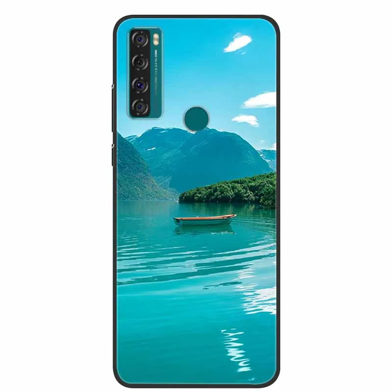 For TCL 20SE Case 20L+ 20L 20S Paint Soft TPU Silicone Phone Cover for TCL 20L Case  Coque20s 20 s T775H T774H TCL 20 se 20 Plus