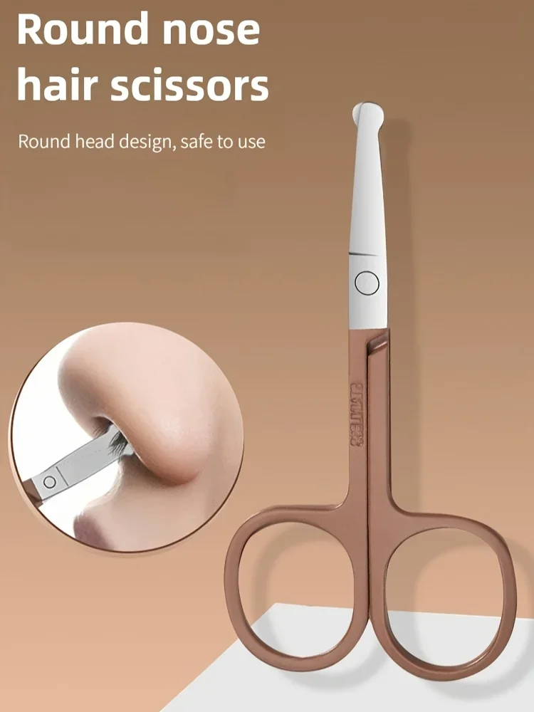 7-teiliges Edelstahl-Nagelpflegeset Anti-Spritz Tragbares Maniküre-Set Nagelknipser, Feile und Trimmer Ideal für Zuhause und Reisen – Detail 4
