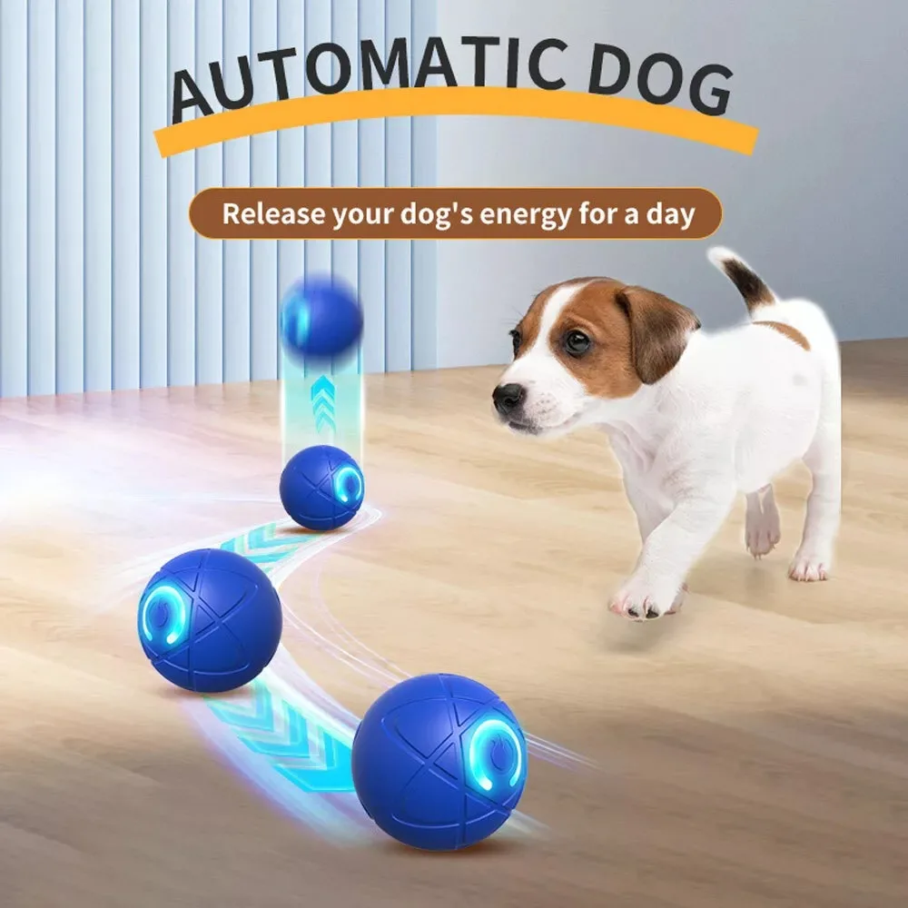 Creative Smart Teasing Dog Ball LED Boredom Relief Artifact Dog Interactive Toy Ball Bite Resistant Dog Bouncing Toy Ball