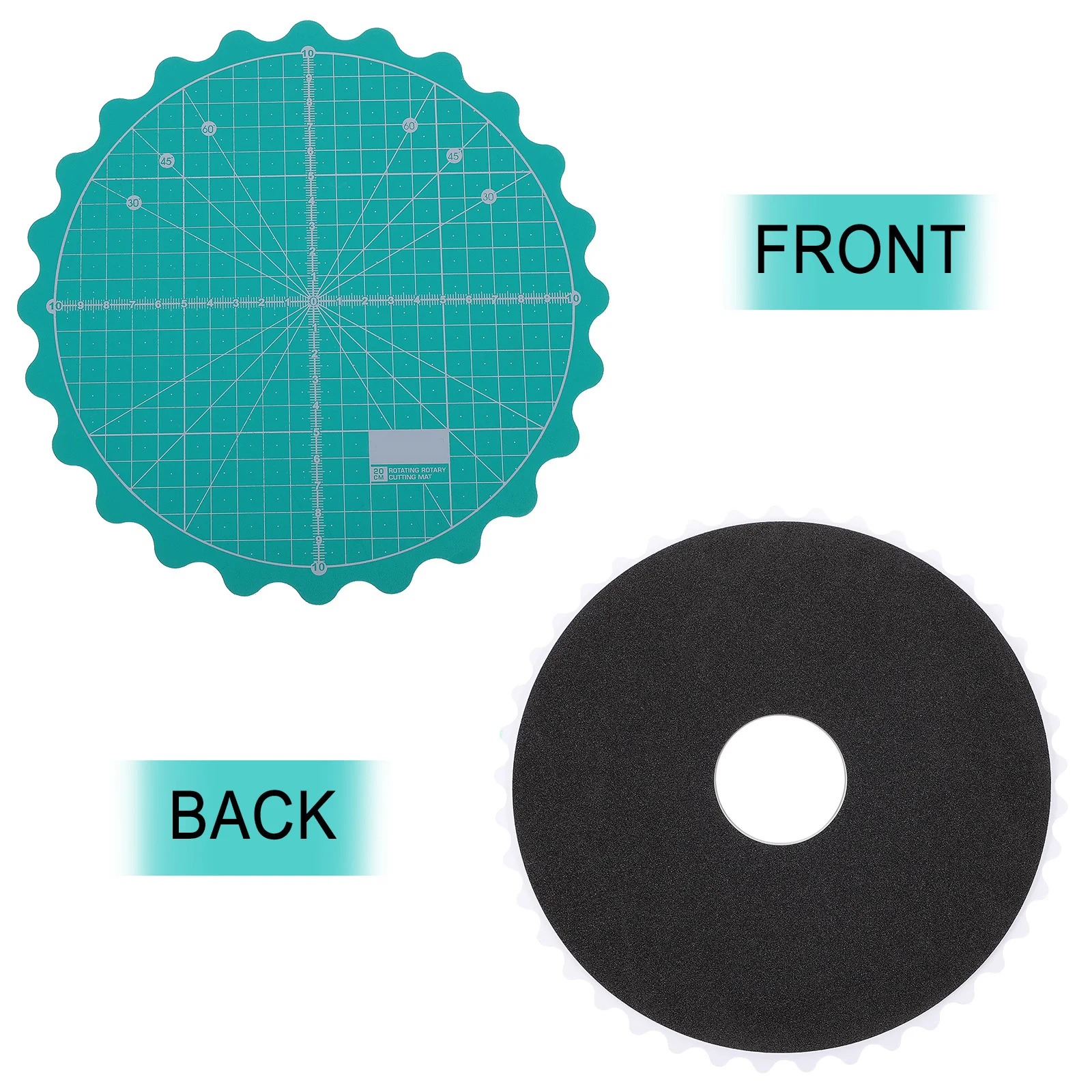 

1pc Rotary Cutting 360° Rotation Self-Healing Fabric Rotating Mat For Craft Sewing Quilting Projects Round Cutting Mat