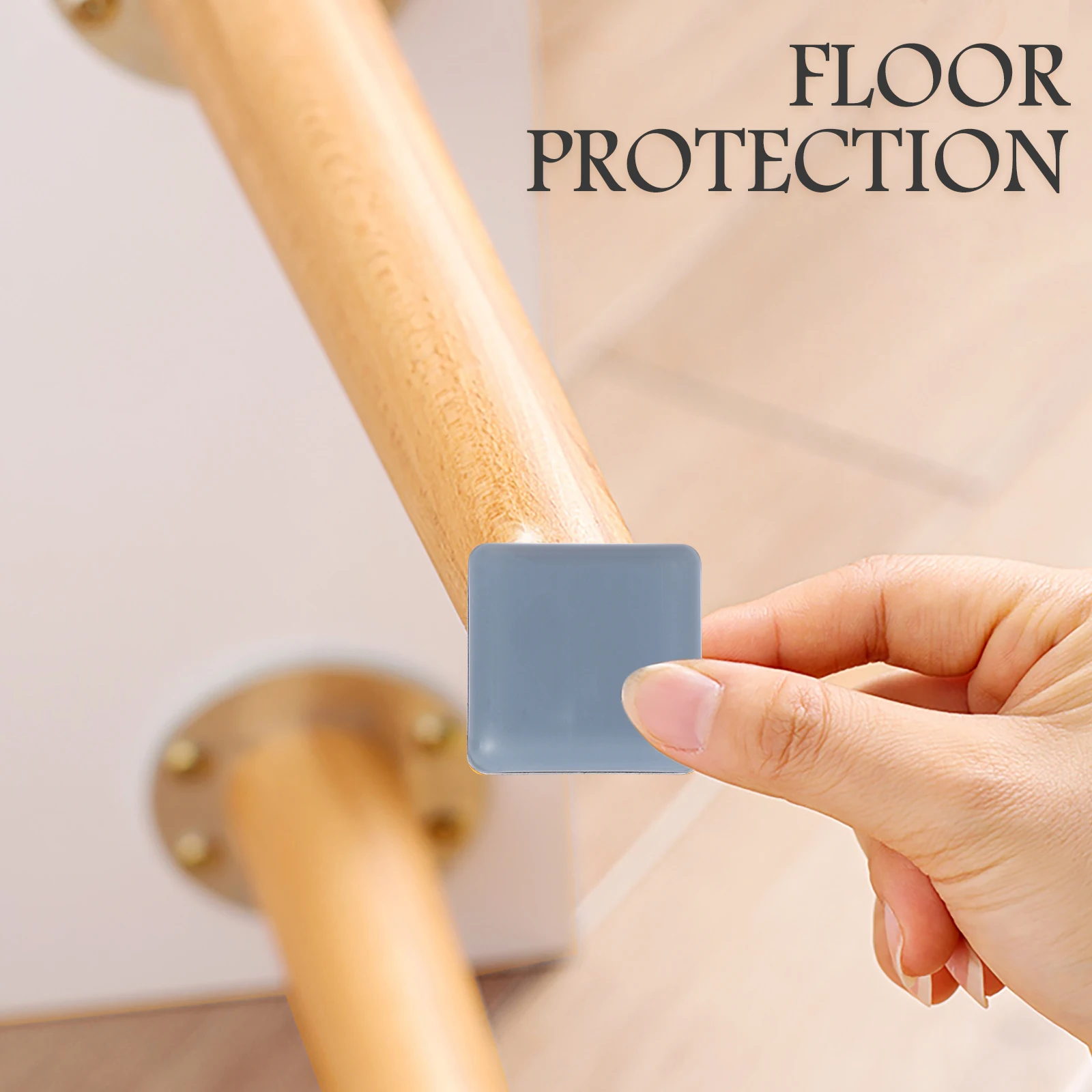 

Durable Anti Slip Chair Table Feet Cover Leg Protector Cushion Mat Grey Rubber Floor Pads Furniture Quiet Home
