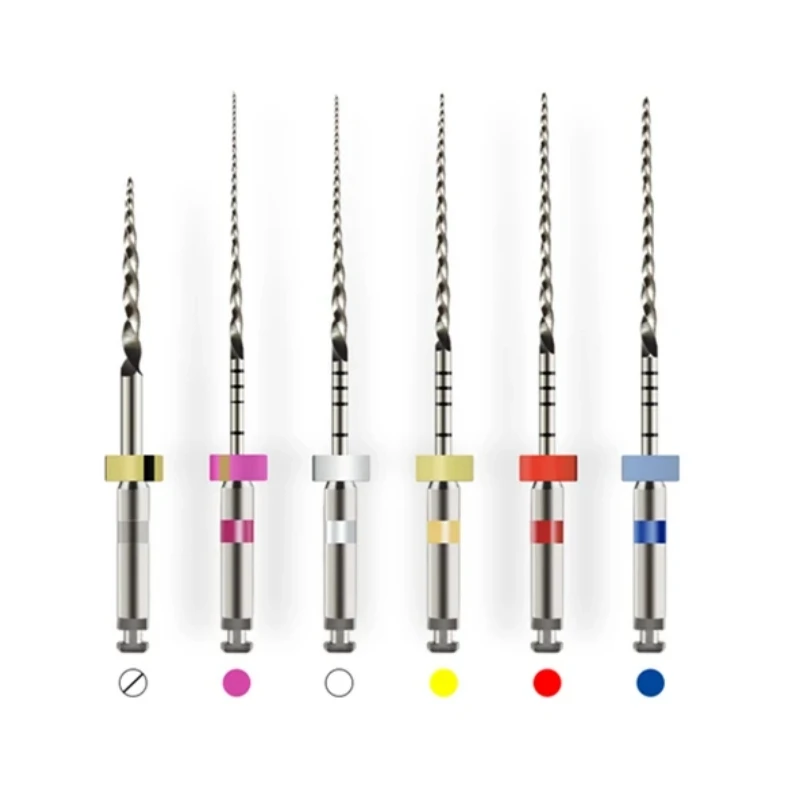 6Pcs/Pack SOCO SC Plus File Good Flexibility 21mm/25mm Dental Rotary File Dental Root Canal Niti Files with Good Reputation