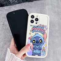 For Realme 11 Pro 12 Plus 13 14 8 9i 10 C75 C55 C67 C63 C65 C53 C35 C21 Y Candy Hello Cap Stitch Case Multistep Soft Phone Case