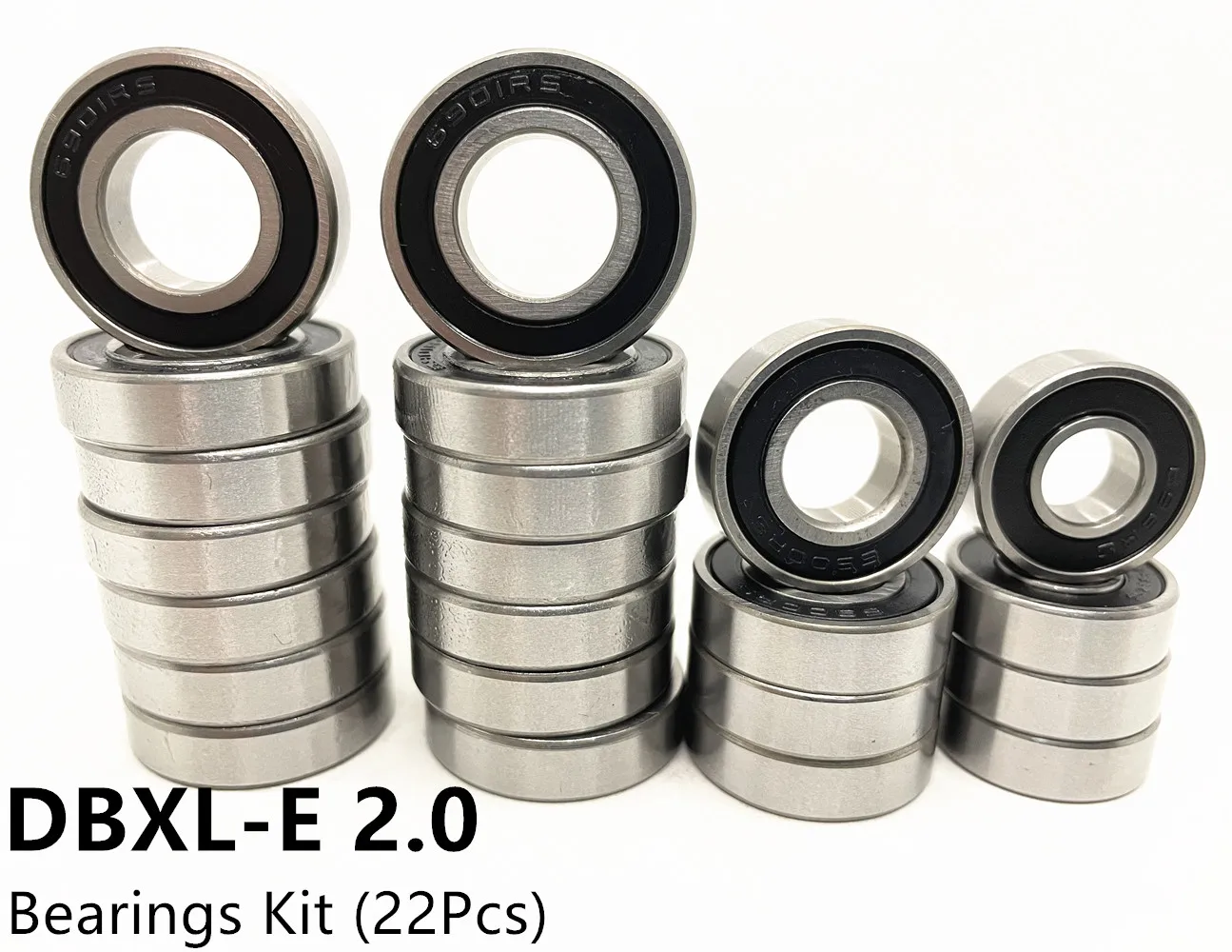 GVM RC Desert Buggy Sealed Bearings Kit Upgrade Kit (22 pcs) For Losi 1/5 DBXL-E 2.0