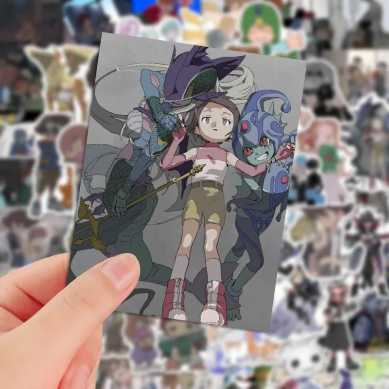 Digimon Adventure High-looking Sticker Suitcase Mobile Phone Case Laptop Skateboard Guitar Refrigerator DIY Waterproof Sticker