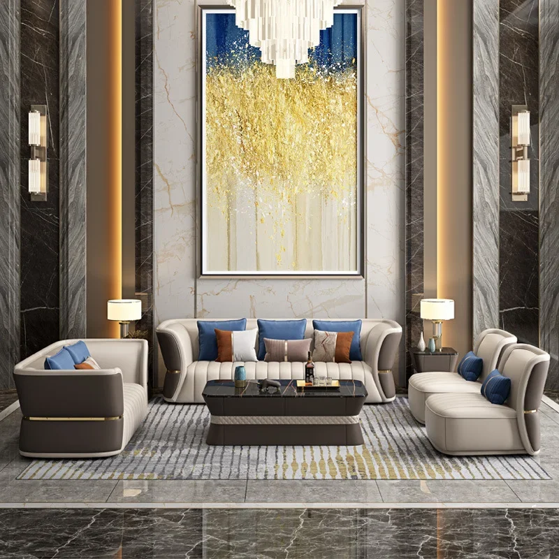 

#V Luxury Living Room Stainless Steel Lounge Sofa 2-3 Seater Velvet Upholster Couch for Home Hotel