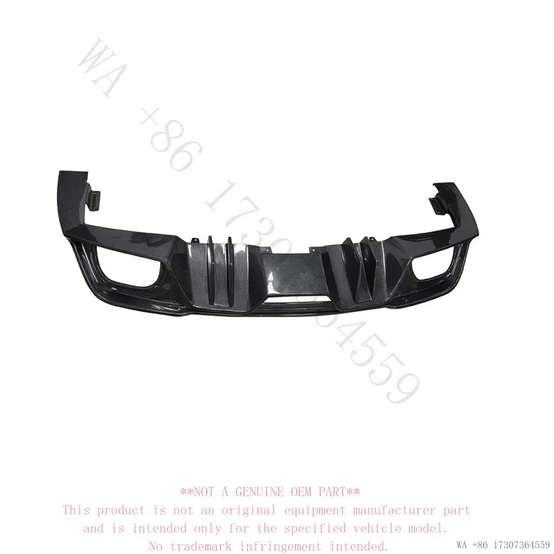 Suitable for Mustangs from 2018-2022, carbon fiber rear lip, rear spoiler, rear chin, car accessories