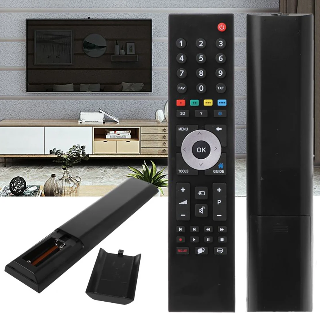 Télécommande de remplacement TP7187R pour GRUNDIG Smart TV, noire
