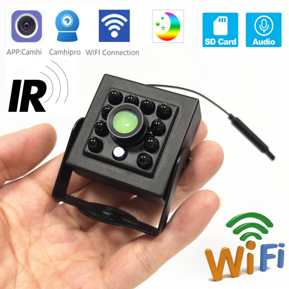 

Mini Wifi Camera 5MP 1080P HD Smart Home IR Night Vision Indoor Micro IP Camcorder Security Surveillance Recorder Baby Monitor