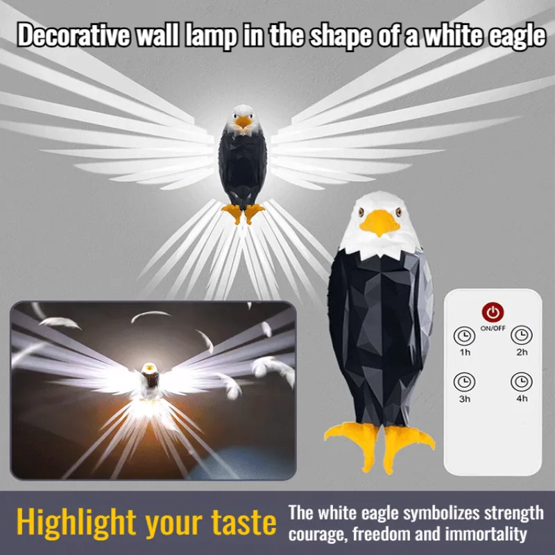 Eagle Show Wings Wall Lamp Wall Lamp Fashion Indoor Energy Saving Eye Protection