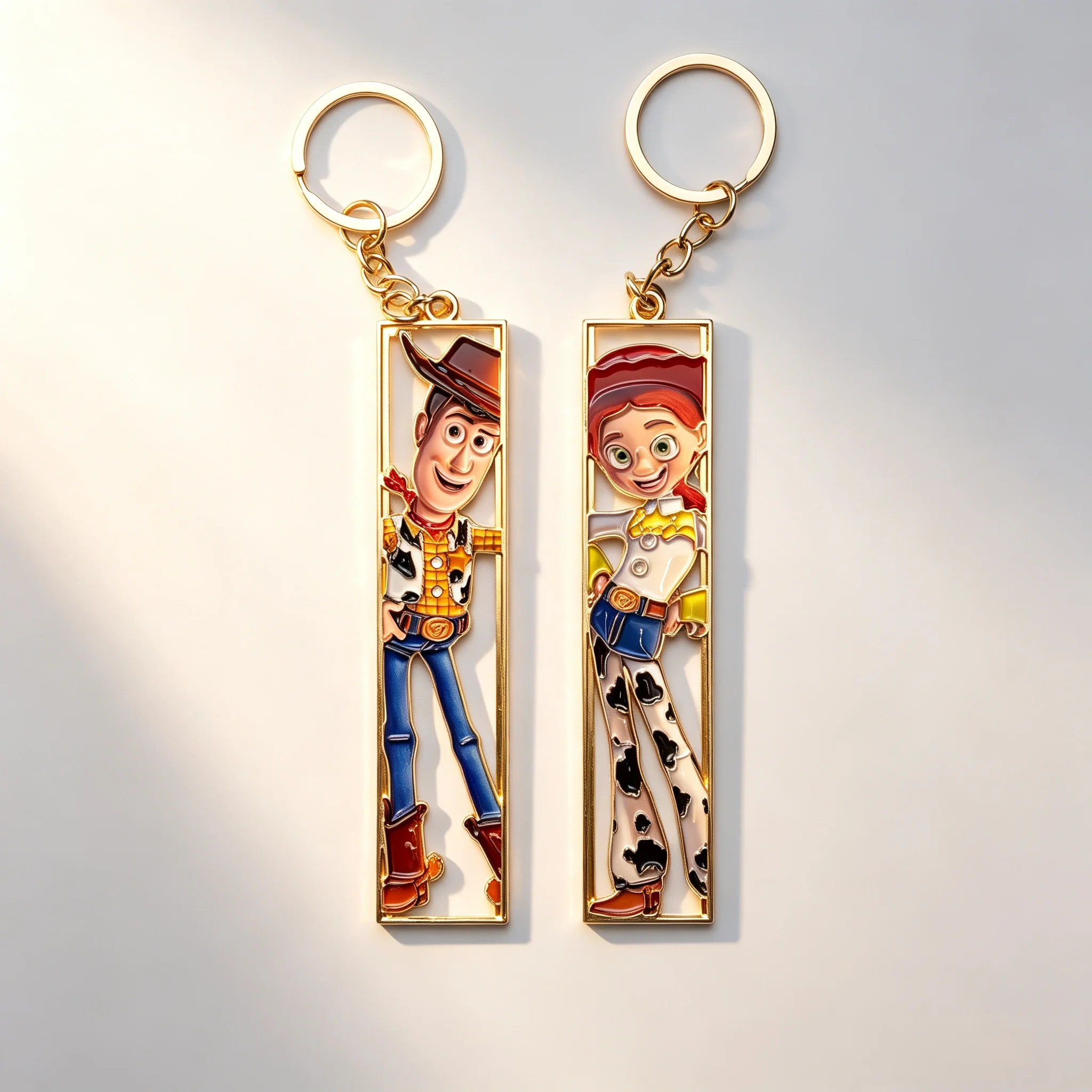 New Design Anime Metal Hollow Out Keychains Cute Jet Manga Embroidery Key Tag Jewelry Accessory Key Ring Holder Gift Anime Fans