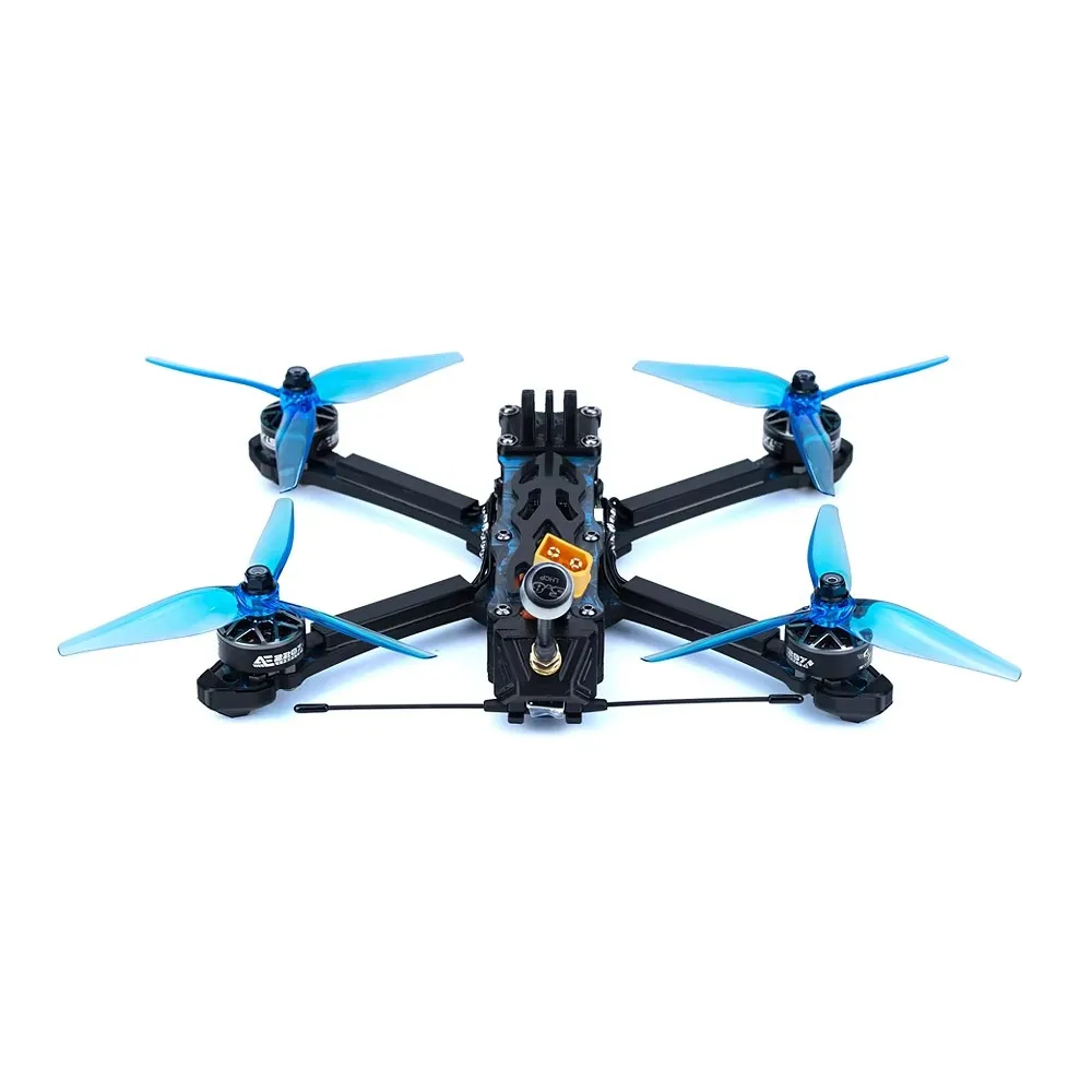 Axisflying Manta 5 SE Analog FPV Drone Kit 6S Squashed-X AE227-1960KV Motor Cinematic Freestyle with GPS