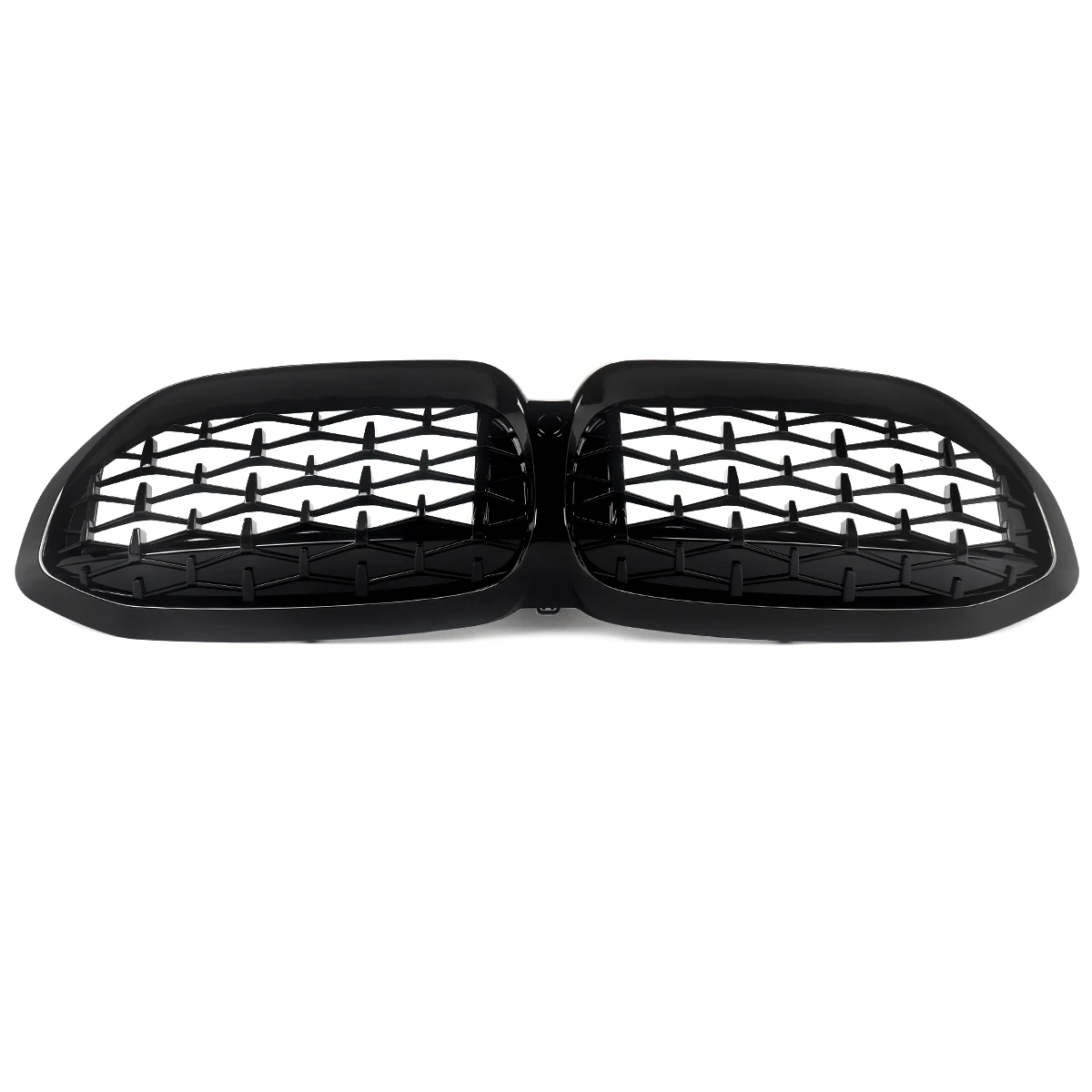 MAGICKIT لسيارات BMW 3 Series G20 Saloon/G21 Estate 2018 2019 2020 2021 شبكة الكلى الأمامية مع ملحقات السيارة باللون الأسود اللامع #5