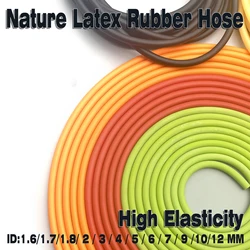 Nature Latex Rubber tubi 2 3 4 5 6 7 9 10 12 14 17 mm ID x OD tubo medico chirurgico elastico ad alta resilienza Slingshot catapulta