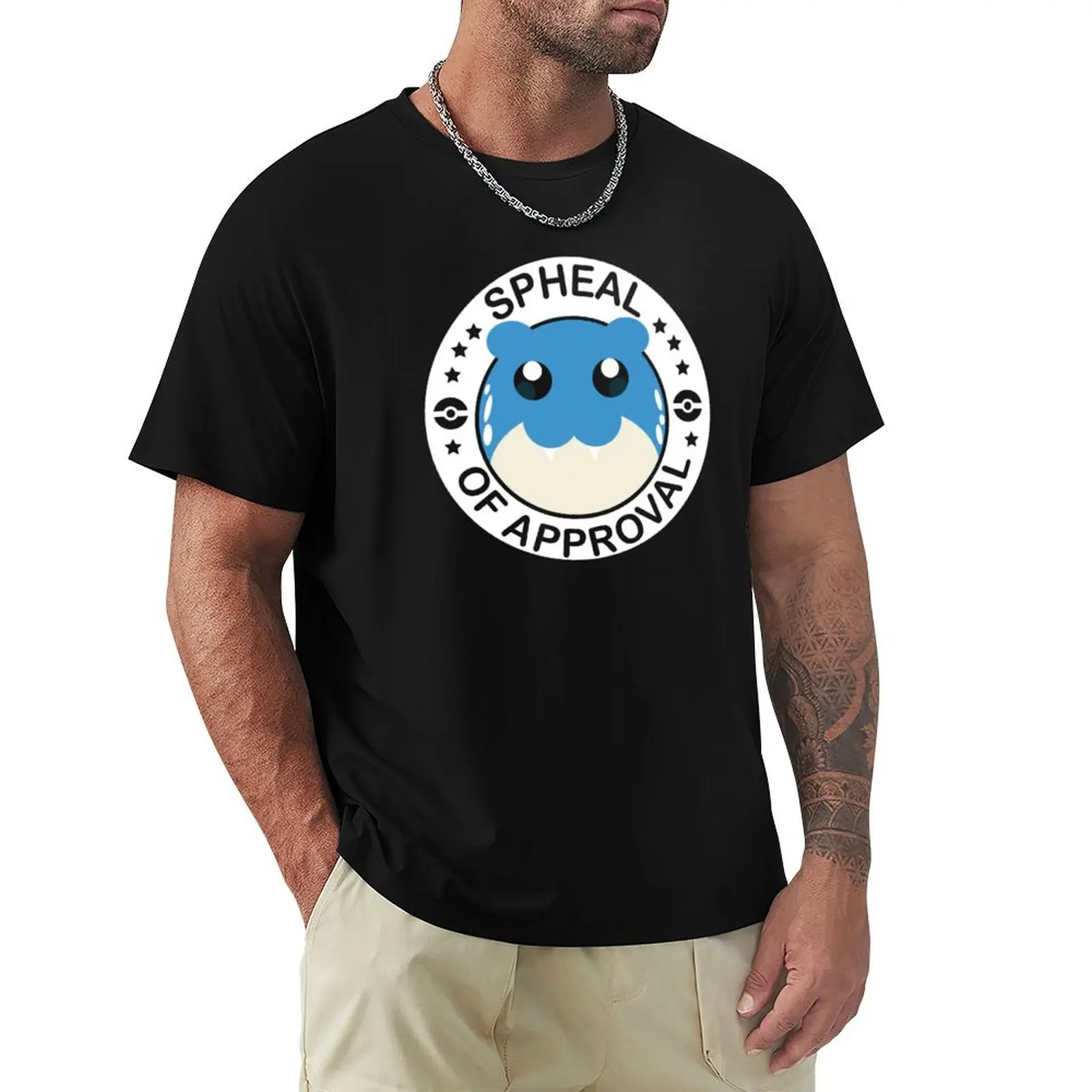 

Sphéál óf áppróvál T-Shirt plain summer top vintage t shirt men