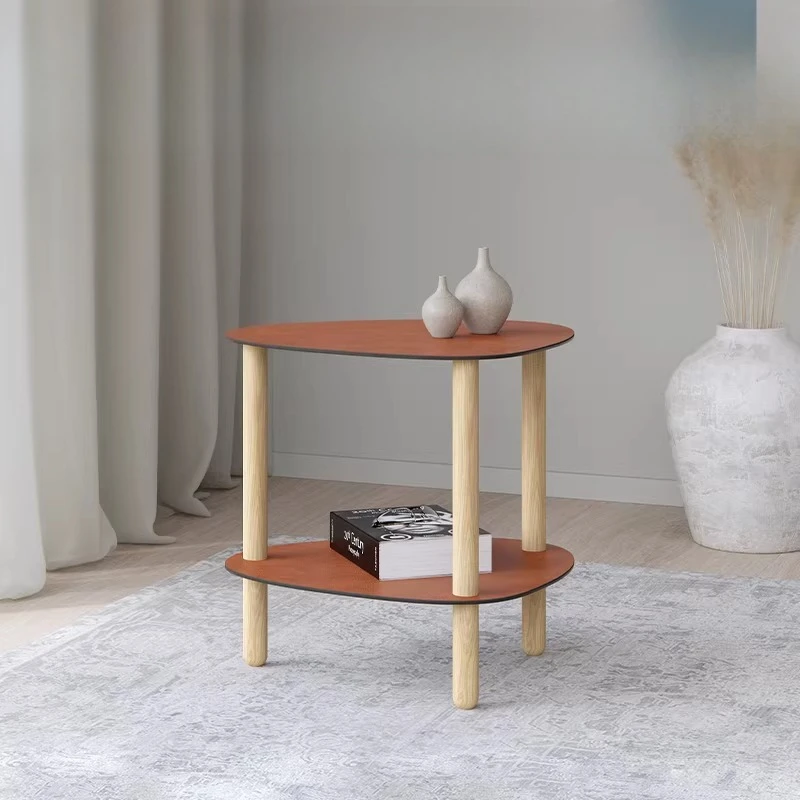 

Leather side table, sofa side table, corner table, living room coffee table