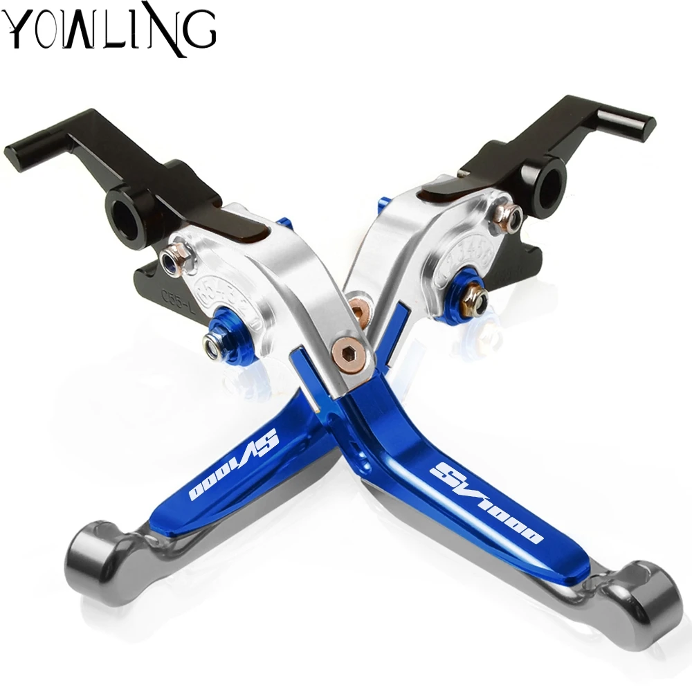 For SUZUKI SV1000 SV 1000 2003 2004 2005 2006 2007 SV1000 SV 1000 Motorcycle accessories Folding Extendable brake clutch levers