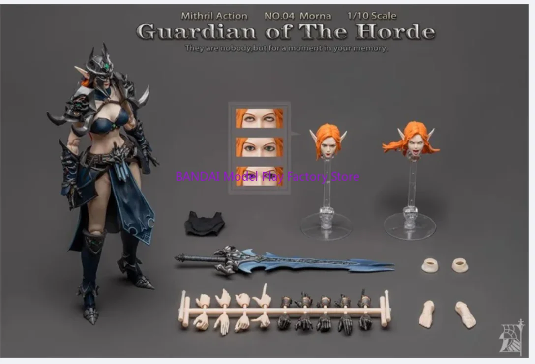 

In Stock Mithril Studio Tribal Guard 04 MORNA Female Elf Mingna 1/10 Action Figure Toy Collection Gift