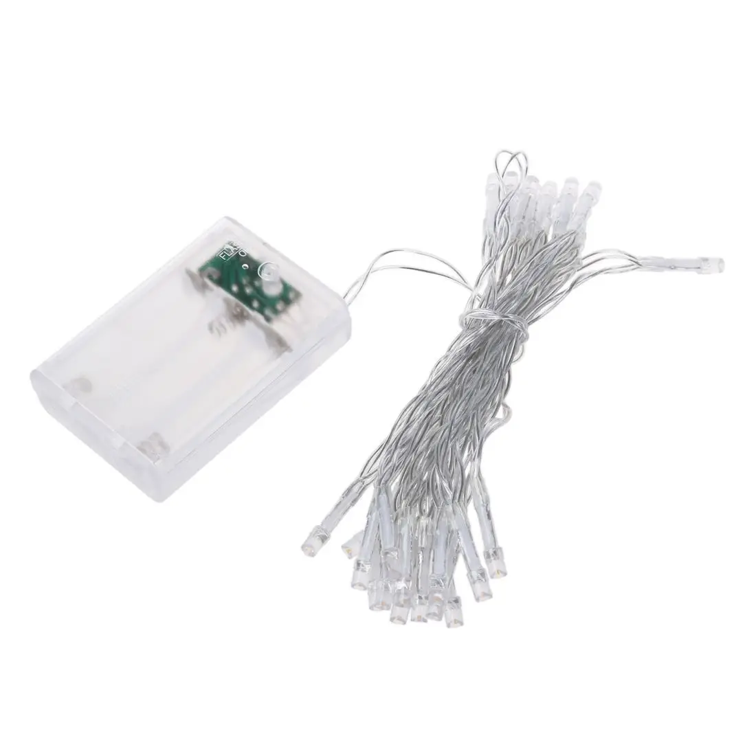 

Battery Power Operated 3M 30 Warm White Led Mini Fairy Lights Clear Xmas Décor Yard Light