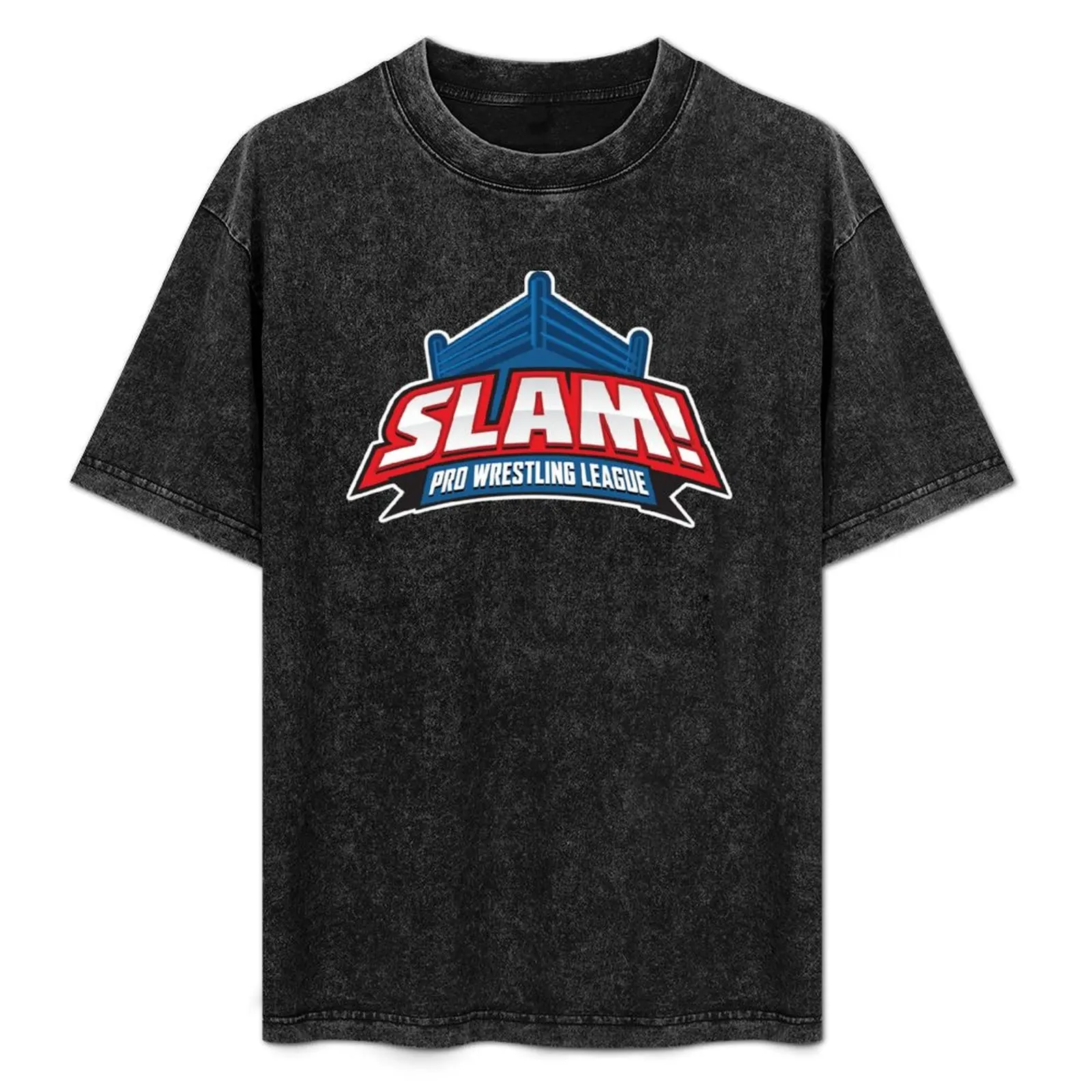 

SLAM! Pro Wrestling League Logo T-Shirt Holiday Simple Tee Shirt