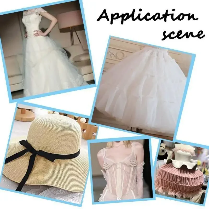 Ossa di pesce rigide da 6-15 mm per la realizzazione di abiti da sposa, disossamento di corsetti in poliestere, forniture artigianali per cucire reggiseni fai-da-te