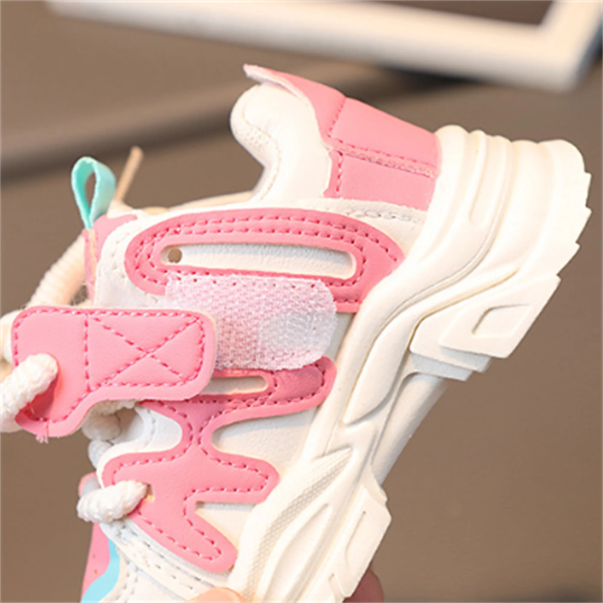 Zapatos deportivos para niños y niñas, calzado para Padre y Niño, versión coreana, marca de moda, letras, exteriores, ca, otoño