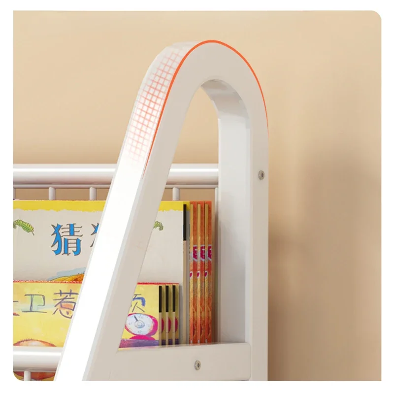 Modern Carbon Steel Bookcases for Home Removable Toy Storage Convenient Bookcase Creative Simple Household Shelf for Library