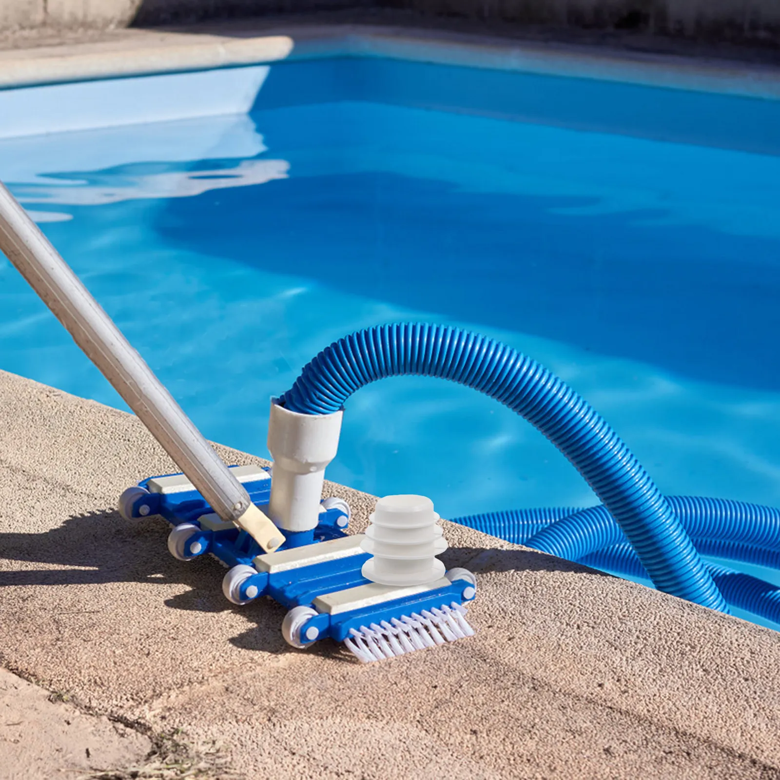 Pool Vacuum Hose Adapter Valve Cuff W70263 W63900 Tapered Skimmer Cone for K12110 Cleaner Separator Sleeve Above Ground White